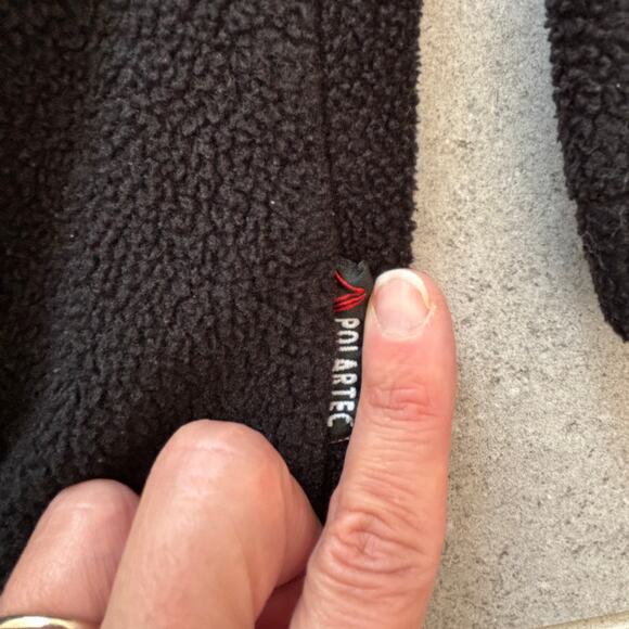 VTG 90s POLO RALPH LAUREN Full Zip Polartec Fleece Jacket in Black SZ XL - Picture 5 of 12